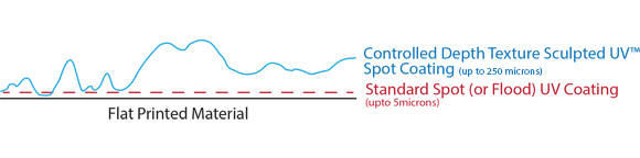 Variable Depth Spot UV Finishing